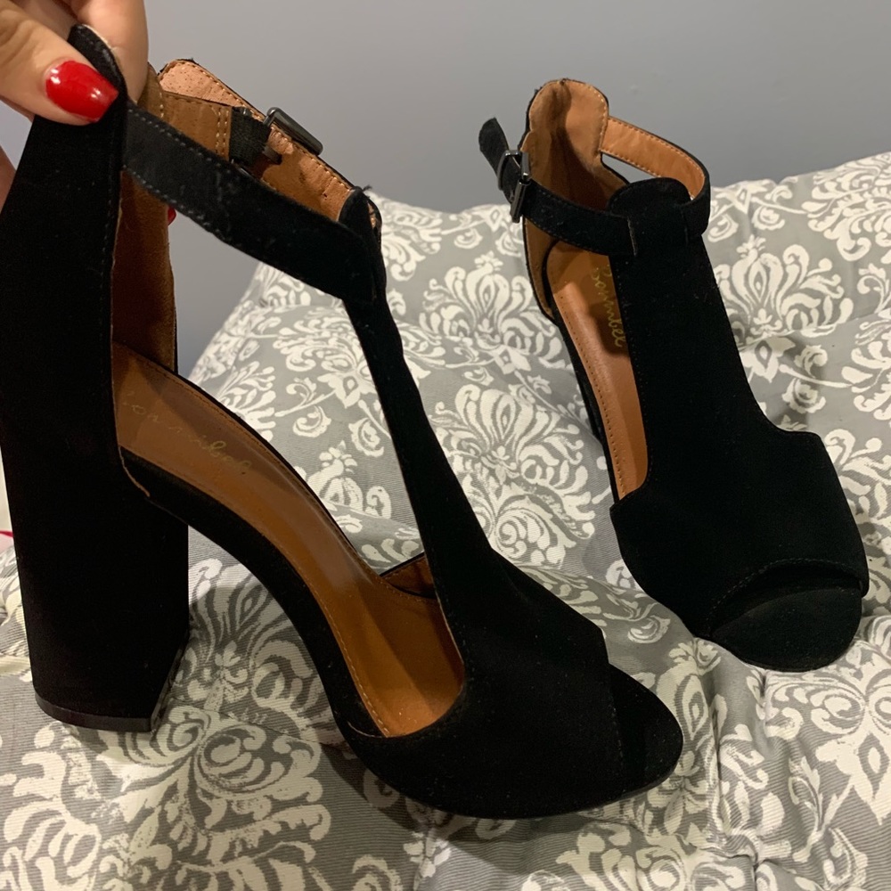 Peep Toe Heel Ankle Strap